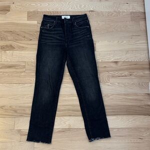 Evereve Dark Wash Ankle Jeans